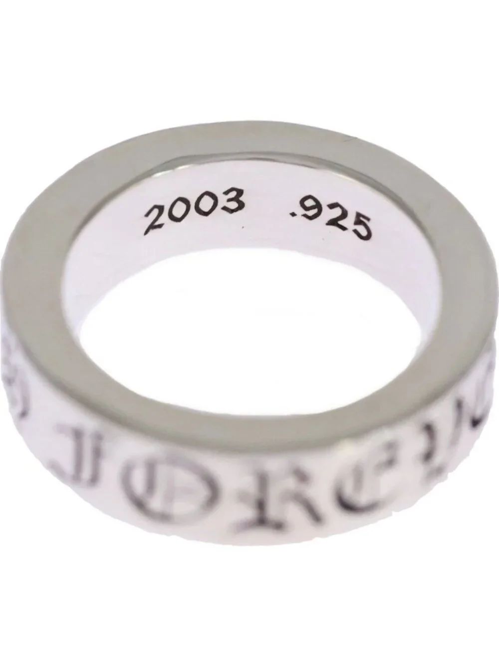 Chrome Hearts Spacer Forever Silver Ring